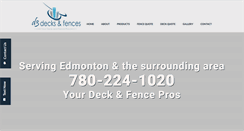 Desktop Screenshot of d3decksandfences.com